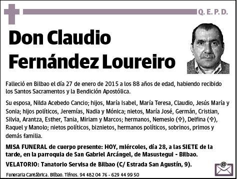 FERNANDEZ LOUREIRO,CLAUDIO