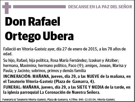ORTEGO UBERA,RAFAEL