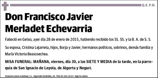 MERLADET ECHEVARRIA,FRANCISCO JAVIER