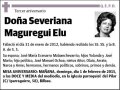 MAGUREGUI ELU,SEVERIANA