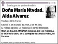 ALDA ALVAREZ,MARIA NTVDAD.