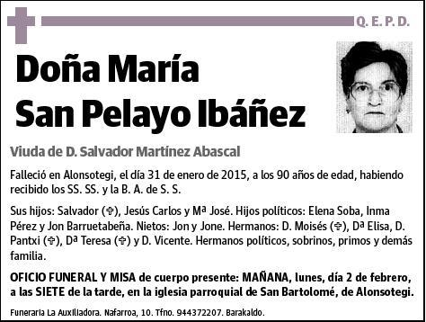 SAN PELAYO IBAÑEZ,MARIA
