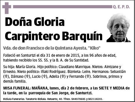 CARPINTERO BARQUIN,GLORIA
