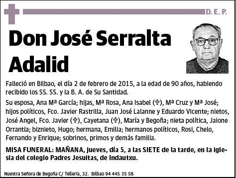 SERRALTA ADALID,JOSE