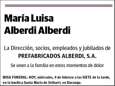 ALBERDI ALBERDI,LUISA