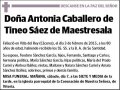 CABALLERO DE TINEO SAEZ DE MAESTRESALA,ANTONIA