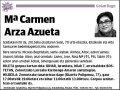 ARZA AZUETA,Mª CARMEN
