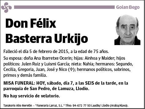 BASTERRA URKIJO,FELIX