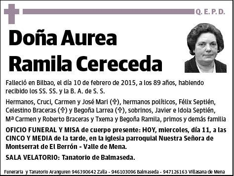 RAMILA CERECEDA,AUREA