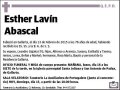 LAVIN ABASCAL,ESTHER