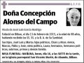 ALONSO DEL CAMPO,CONCEPCION