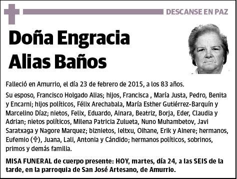 ALIAS BAÑOS,ENGRACIA