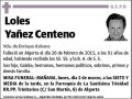 YAÑEZ CENTENO,LOLES