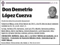 LOPEZ CUEZVA,DEMETRIO