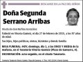 SERRANO ARRIBAS,SEGUNDA