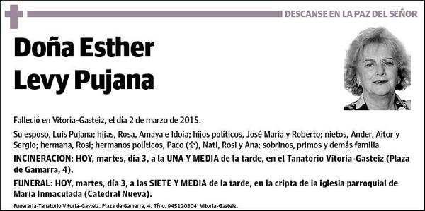 LEVY PUJANA,ESTHER