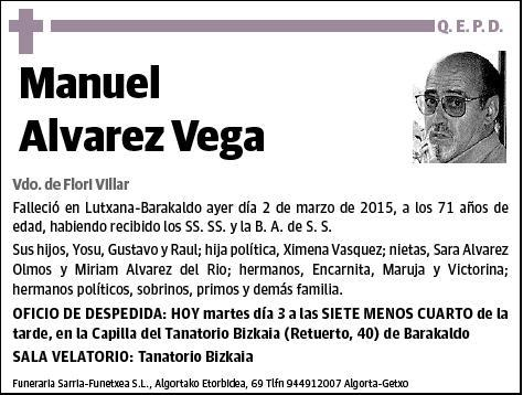 ALVAREZ VEGA,MANUEL