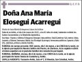 ELOSEGUI ACARREGUI,ANA MARIA