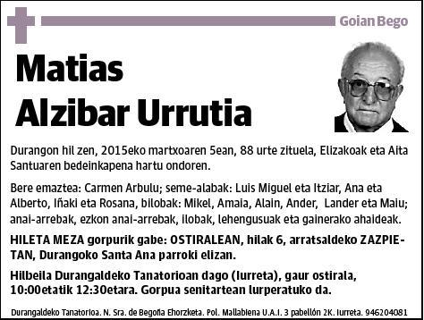 ALZIBAR URRUTIA,MATIAS