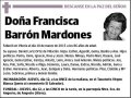 BARRON MARDONES,FRANCISCA