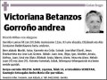 BETANZOS GORROÑO,VICTORIANA