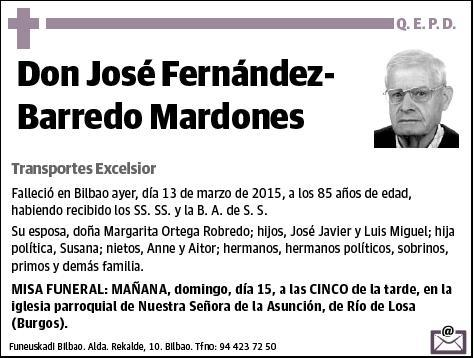 FERNANDEZ-BARREDO MARDONES,JOSE