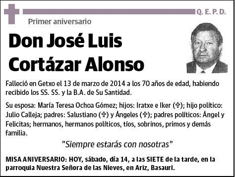 CORTAZAR ALONSO,JOSE LUIS