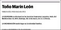 MARIN LEON,TOÑO