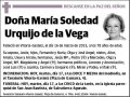 URQUIJO DE LA VEGA,MARIA SOLEDAD