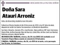 ATAURI ARRONIZ,SARA