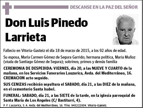 PINEDO LARRIETA,LUIS