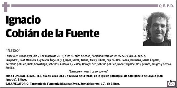 COBIAN DE LA FUENTE,IGNACIO