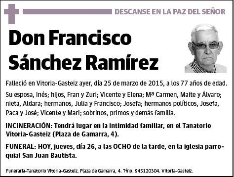 SANCHEZ RAMIREZ,FRANCISCO