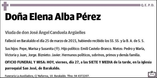 ALBA PEREZ,ELENA