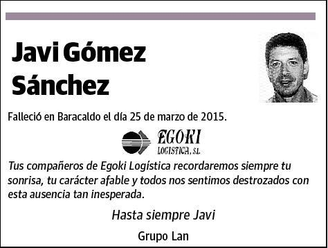 GÓMEZ SÁNCHEZ,JAVI