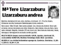 LIZARZABURU LIZARZABURU,Mª TERE