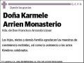 ARRIEN MONASTERIO,KARMELE