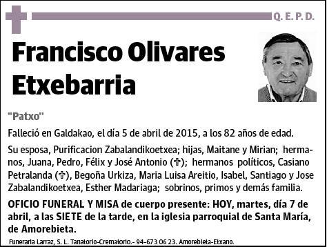 OLIVARES ETXEBARRIA,FRANCISCO