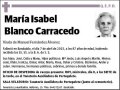 BLANCO CARRACEDO,MARIA ISABEL
