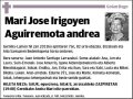 IRIGOYEN AGUIRREMOTA,MARI JOSE