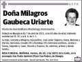 GAUBECA URIARTE,MILAGROS