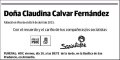 CALVAR FERNANDEZ,CLAUDINA