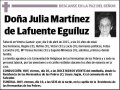 MARTINEZ DE LAFUENTE EGUILUZ,JULIA