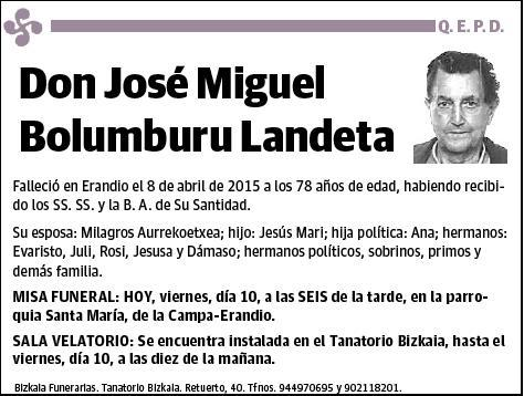 BOLUMBURU LANDETA,JOSE MIGUEL