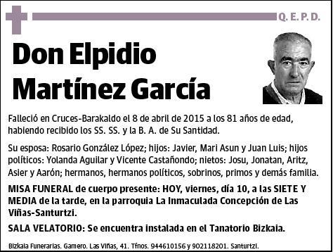MARTINEZ GARCIA,ELPIDIO