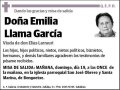 LLAMA GARCIA,EMILIA