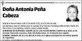 PEÑA CABEZA,ANTONIA