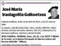 IRAOLAGOITIA GOIKOETXEA,JOSE MARIA