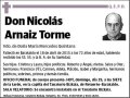 ARNAIZ TORME,NICOLAS
