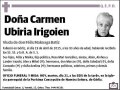 UBIRIA IRIGOIEN,CARMEN